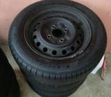 Aros 14, 4 en 100mm Y Llantas 185/70r14