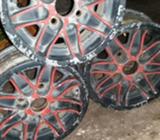 Vendo Aros de Aluminio 4 Uecos